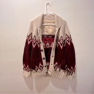 HOLLISTER Warm Wool Winter Coat Vintage-look